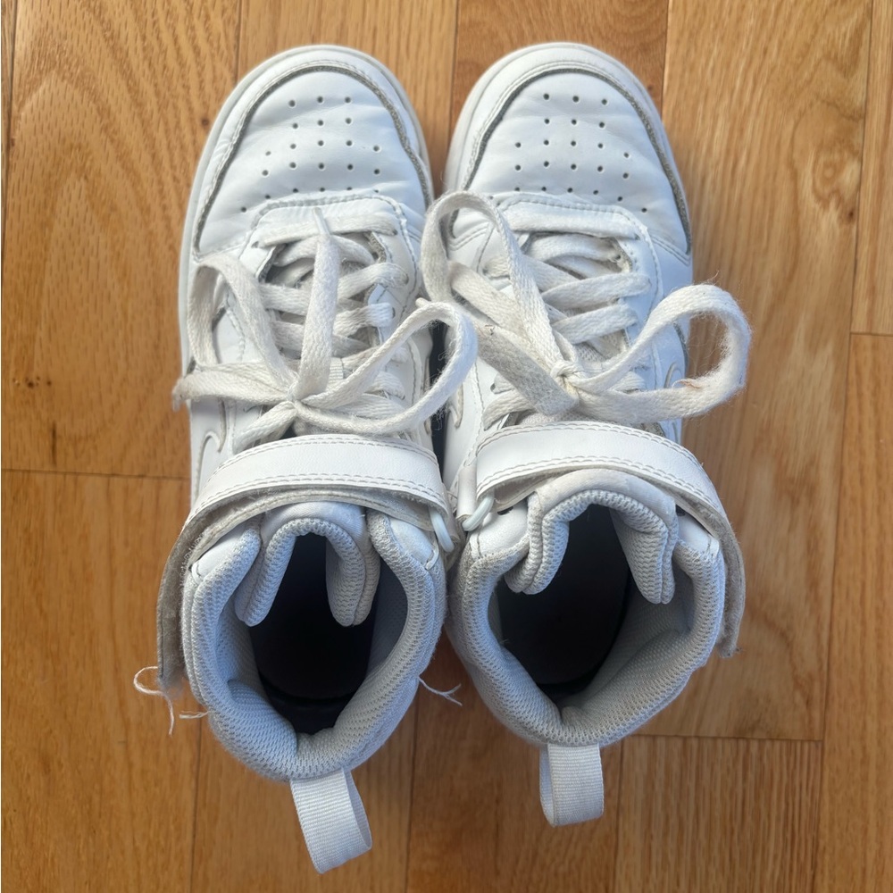 🏀 Nike (4) Court Borough Mid 2 Big Kids' Shoes🏀